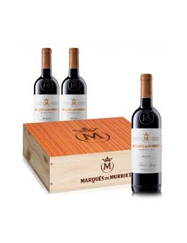 MARQUÉS DE MURRIETA RESERVA 2018 (CAJA MADERA 3 BOTELLAS)