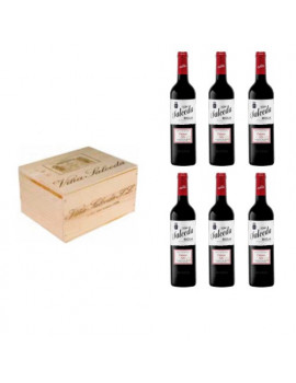 VIÑA SALCEDA CRIANZA 2019 (CAJA MADERA 6 BOTELLAS)